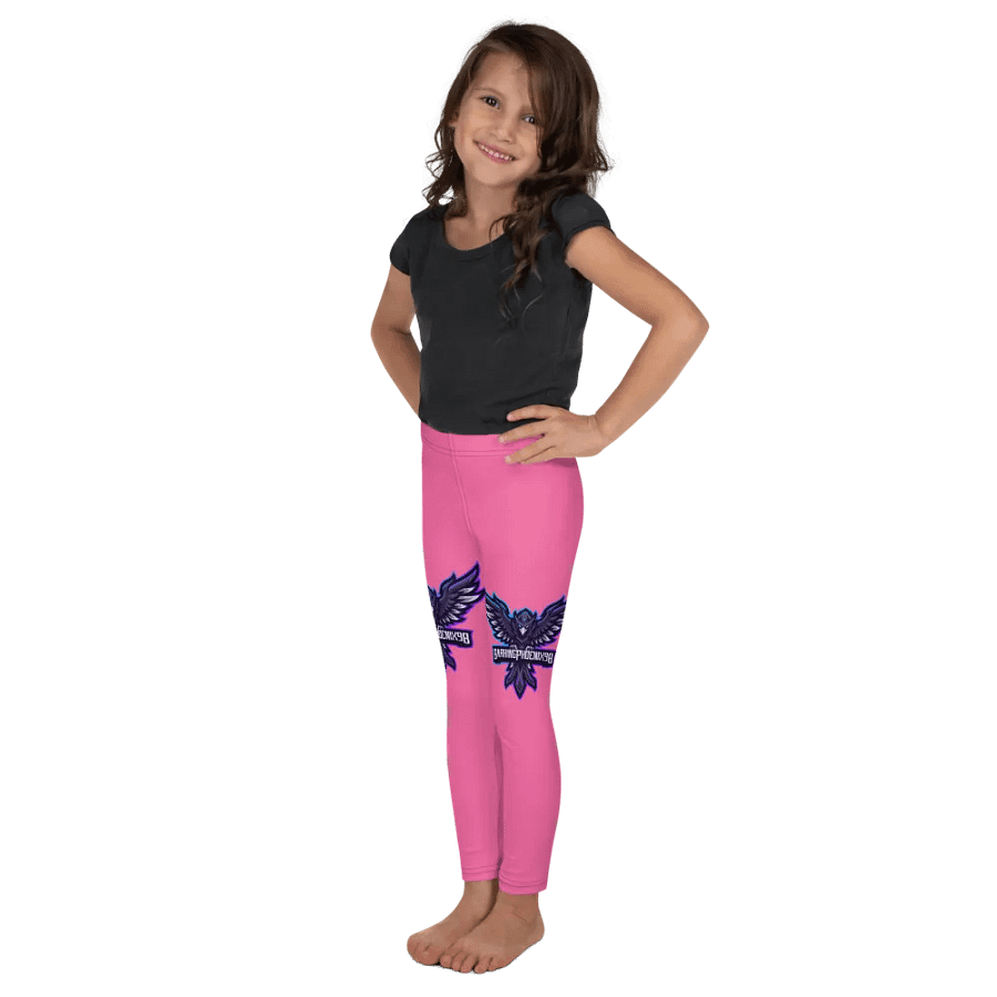 pink kids leggings product image (4)