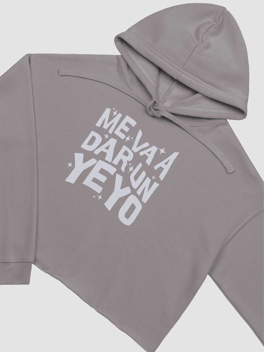 Me Va a Dar un Yeyo Crop Hoodie product image (3)
