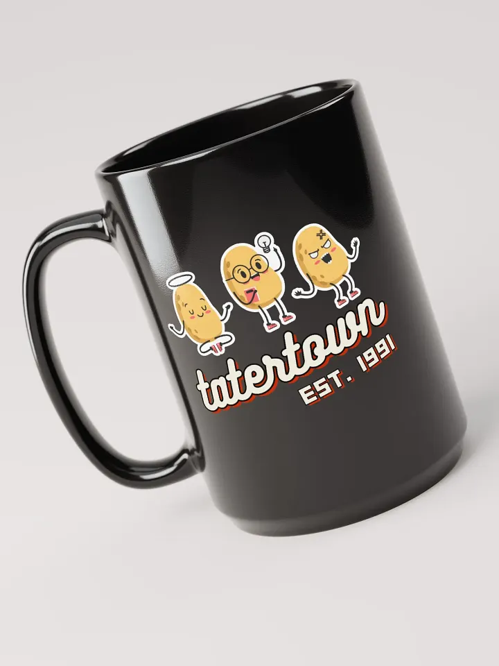 TATERTOWN black glossy mug product image (1)