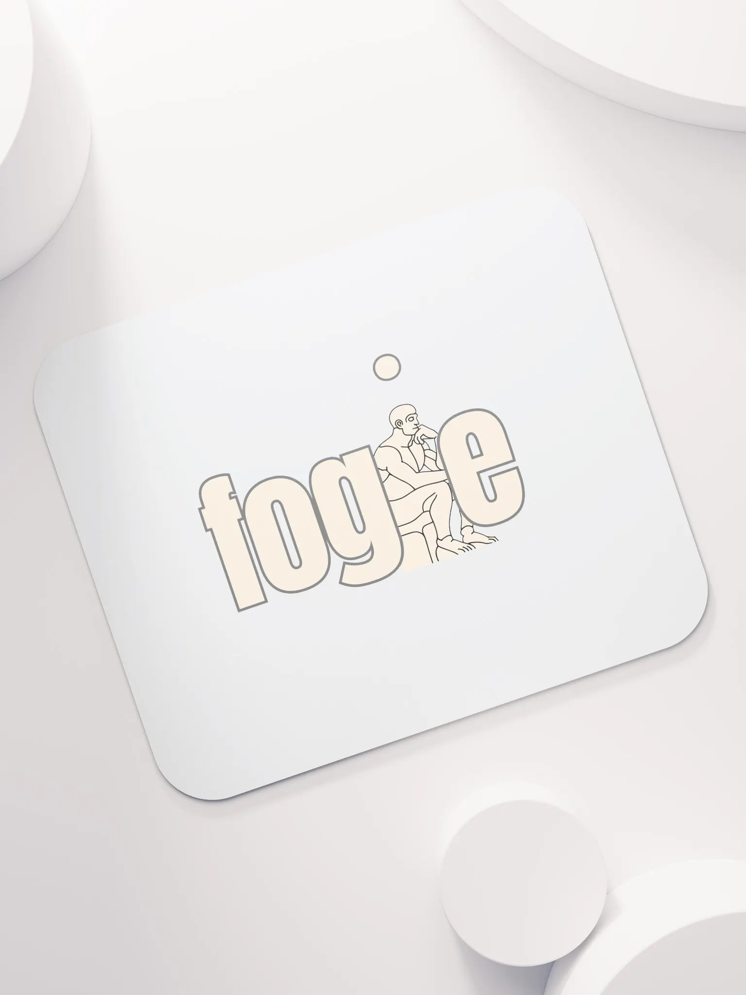 Contemplative Fogie Thinker Mouse Pad product image (7)