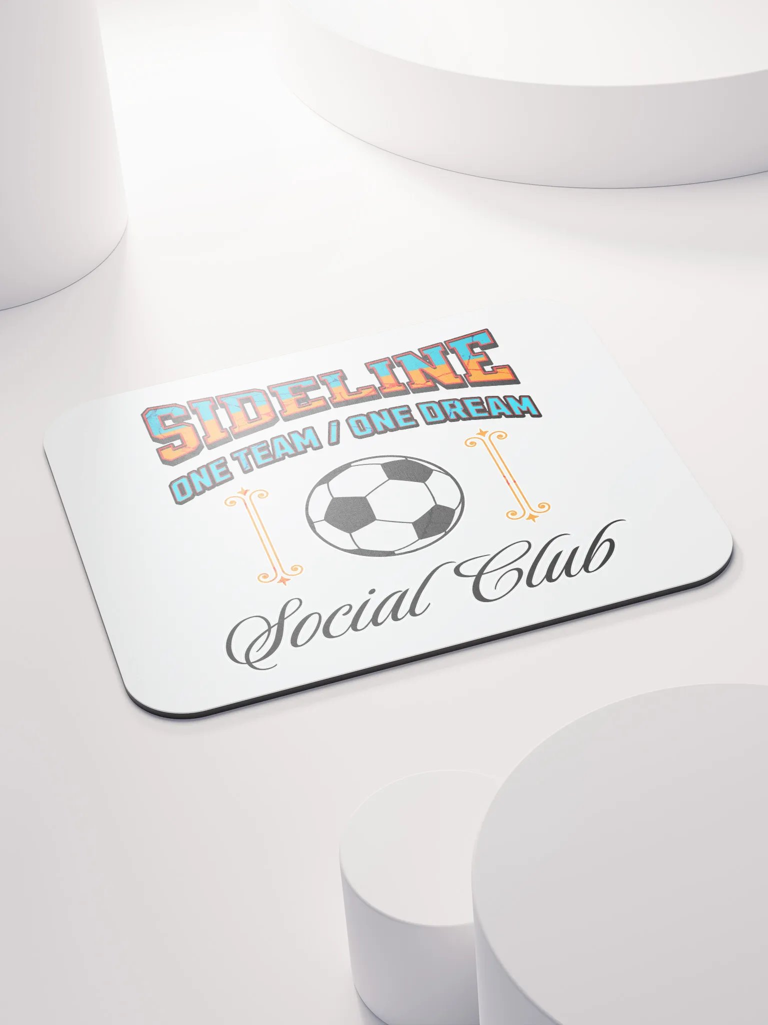 Sideline One Team One Dream Social Club Soccer Mouse Pad product image (4)