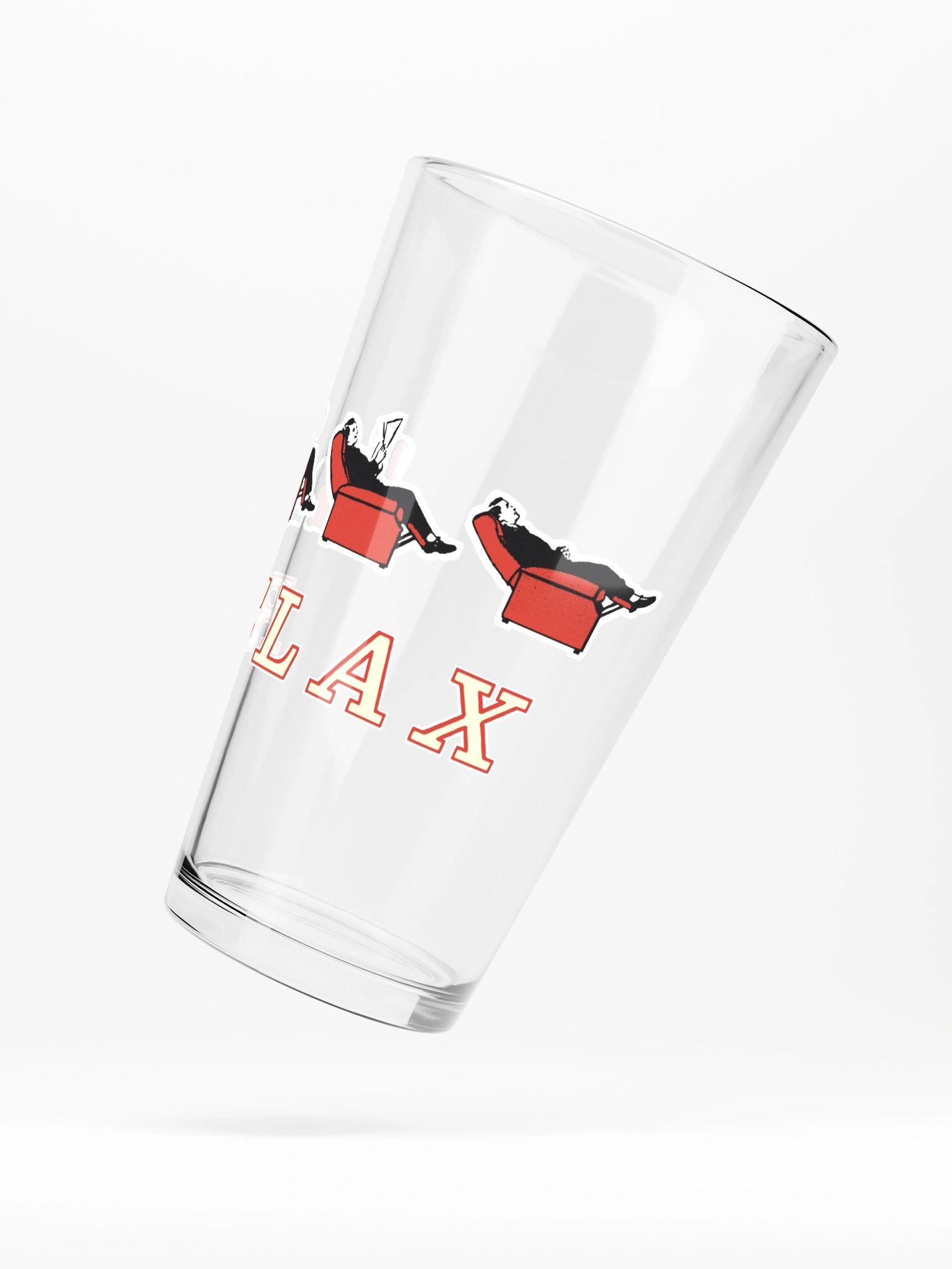 'Relax' Pint Glass product image (5)