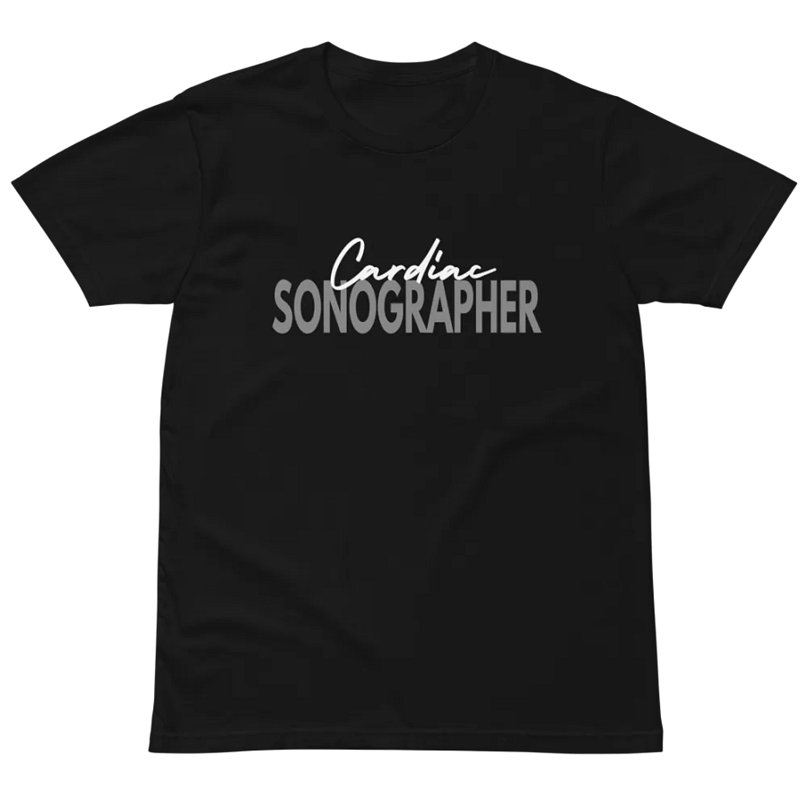 Cardiac Sonographer Technologist Unisex Premium T-Shirt product image (2)