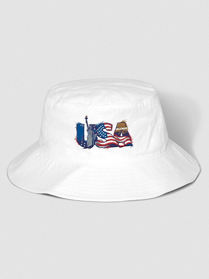 Patriotic American Icons Bucket Hat product image (1)