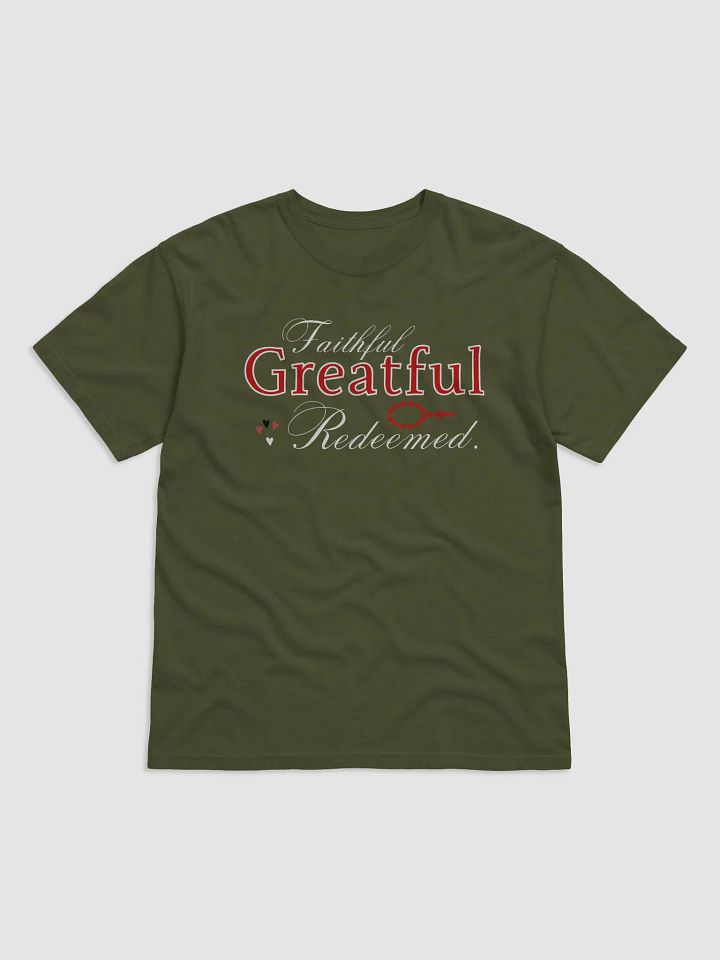 Faithful, Grateful , Redeemed Comfort Colors T-shirt product image (2)