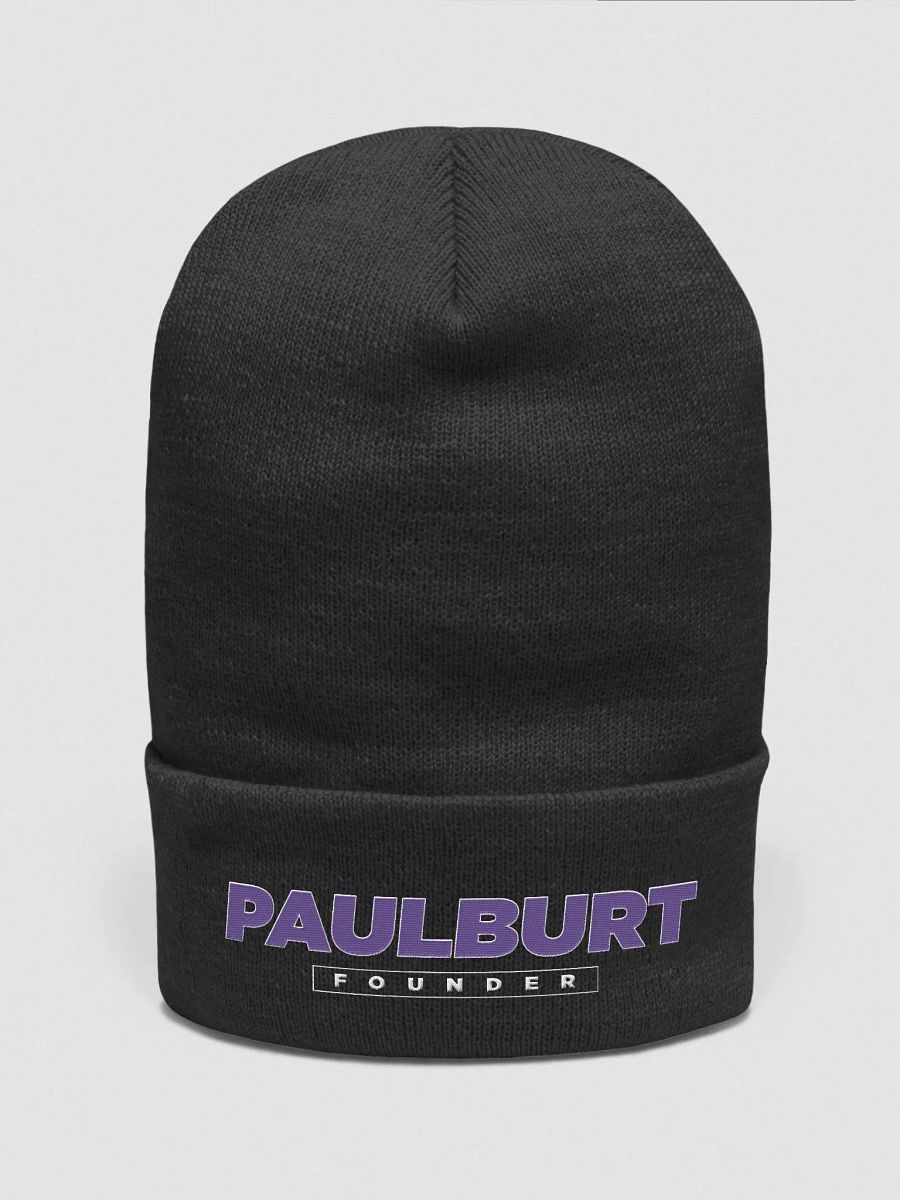 PaulBurt Founder Edition (Purple) - Embroidered Beanie product image (1)