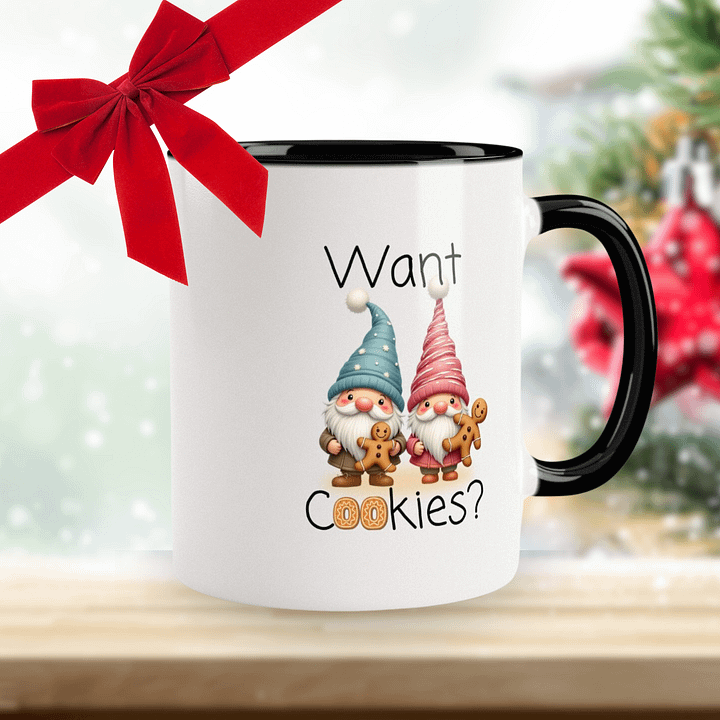 Want Cookies? Gnome Ceramic Mug product image (1)