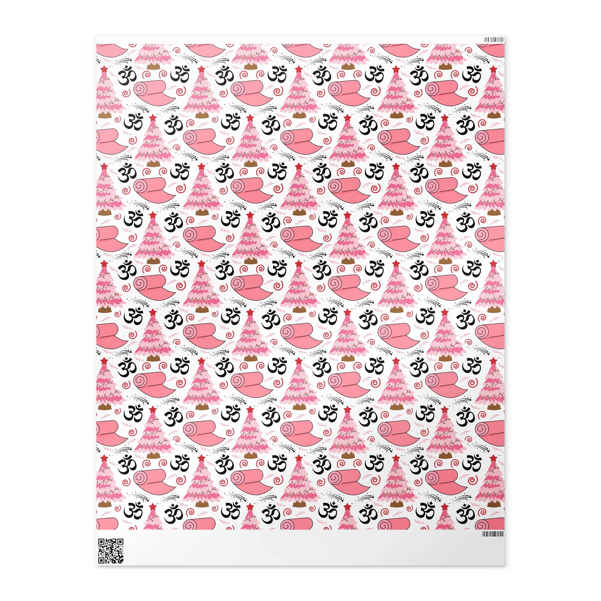 Yoga Christmas Gift Wrapping Paper product image (4)