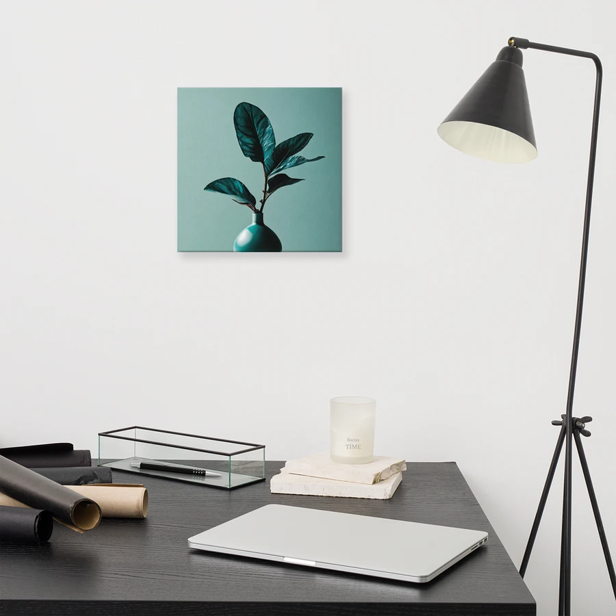 Teal Flower Wall Art #578 product image (4)