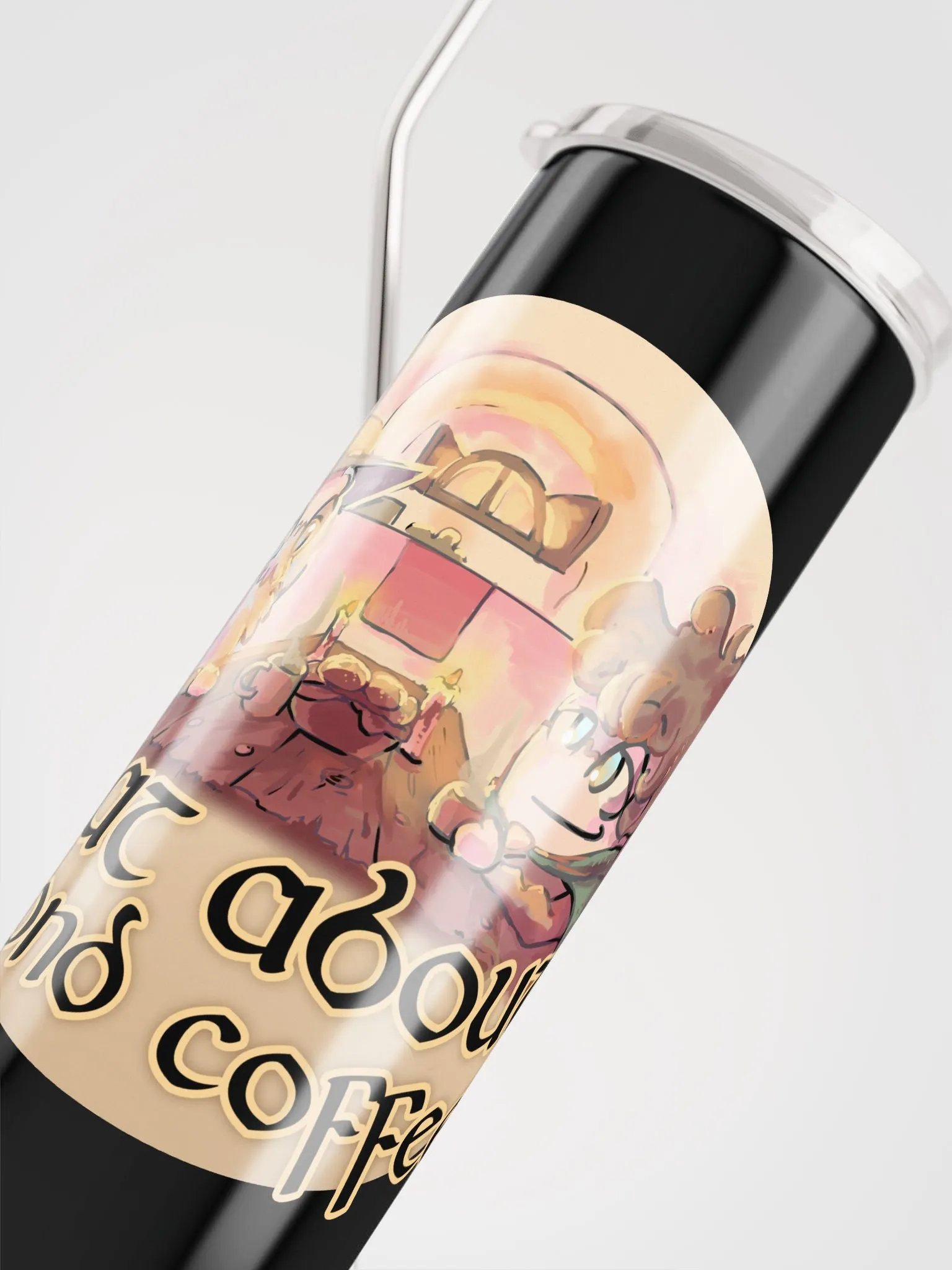 What About Second Coffee? Steel Tumbler product image (4)