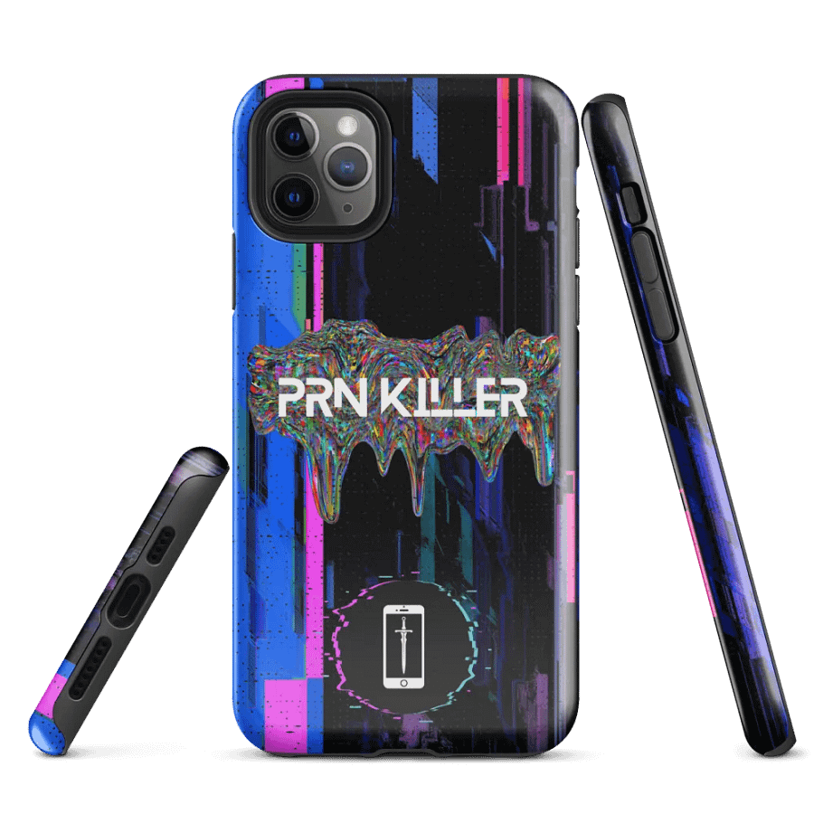 PRN KILLER "Glitch" Tough iPhone Case product image (1)