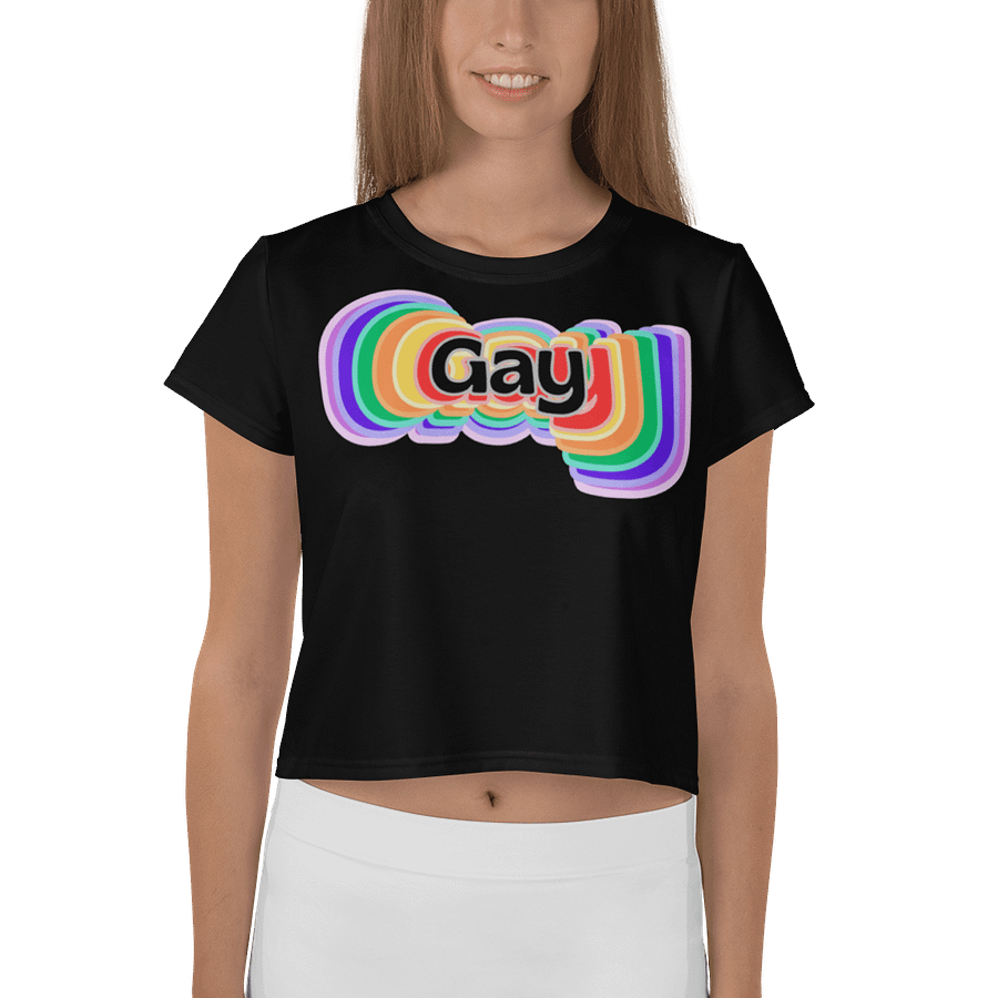 LGBTQIAP2S+ 2025, Rainbow Gay, Crop Top product image (2)