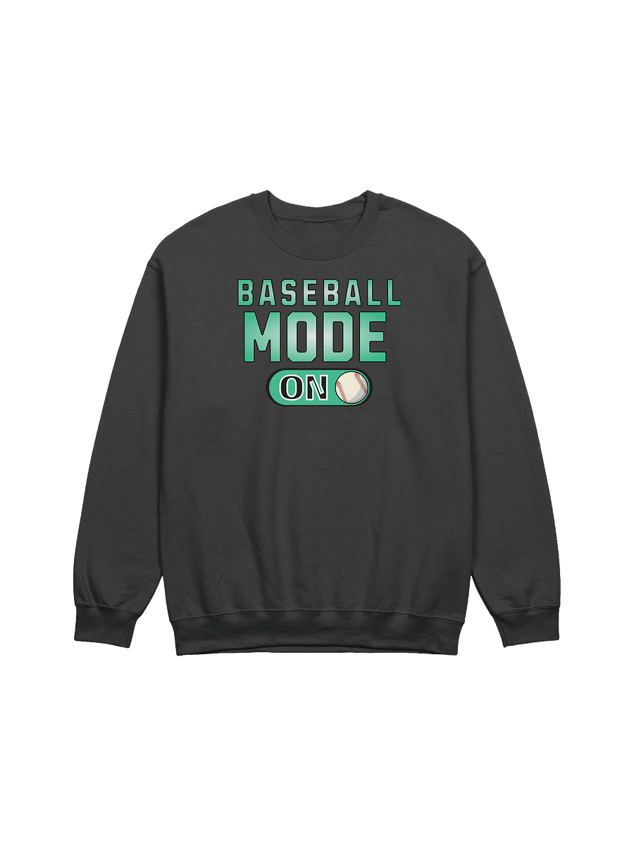 Baseball Mode On Classic Crewneck Sweatshirt product image (1)