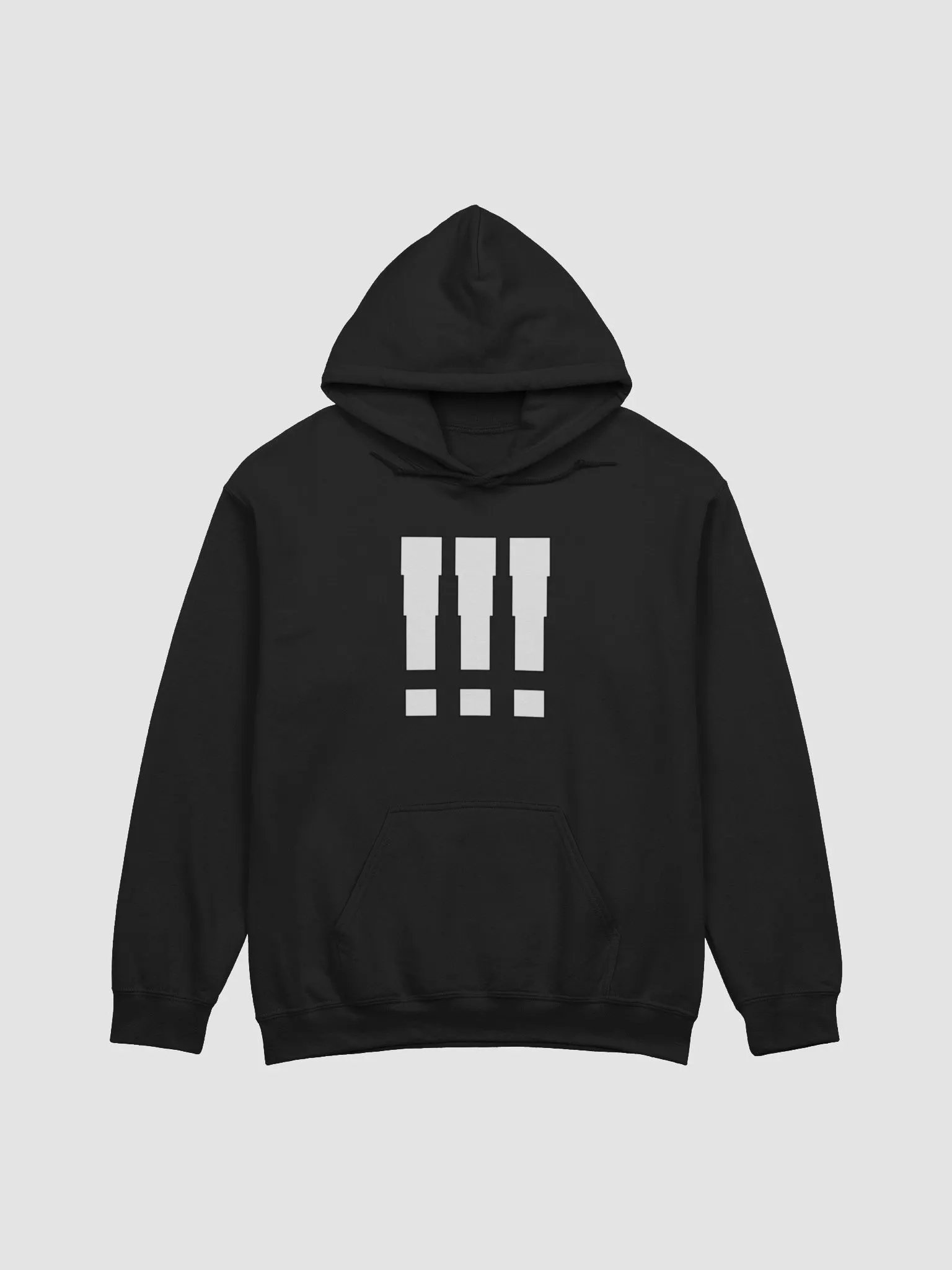 !!! | Black/White Standard Hoodie product image (1)