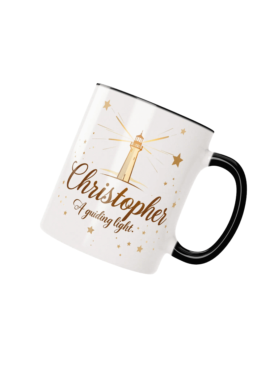 Christopher, A Guiding Light: The Perfect Personalized Mug for Inspiration and Gifting product image (2)