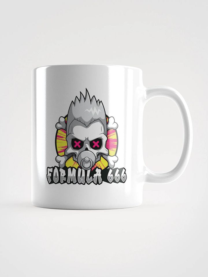Retro Punk Coffee Cup – Formula 666 Design product image (1)
