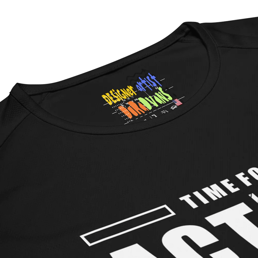 Unisex Sports Jersey - 'Time for Action Spirit Without Limit' Design product image (3)