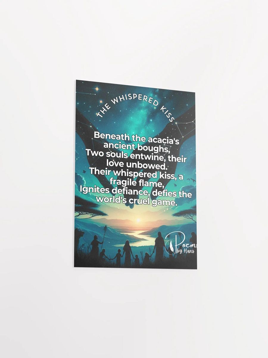 The Whispered Kiss Poetry Poster. Africa Pride 2024. LGBTQ Gay Pride product image (11)