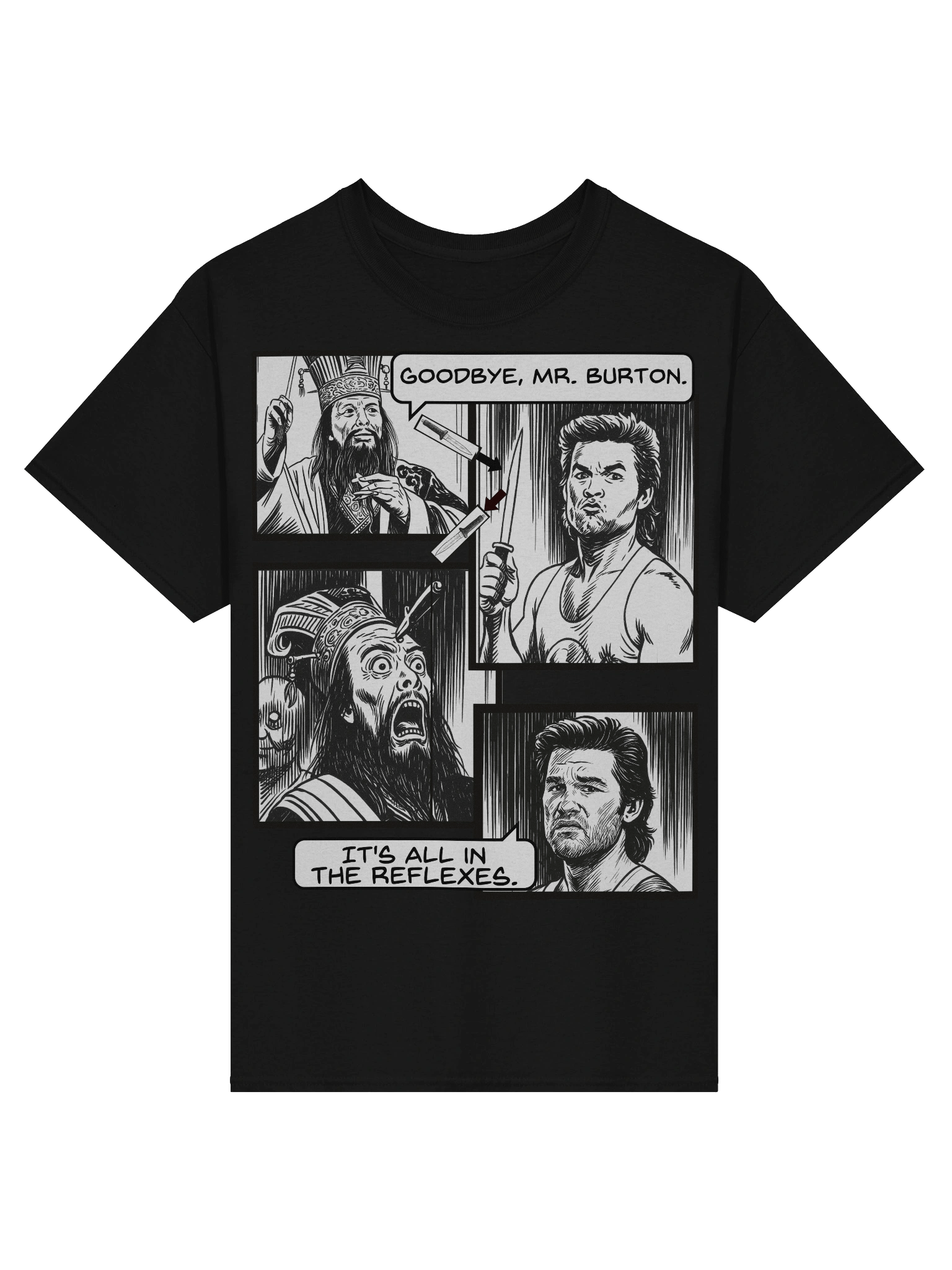 Big Trouble In Little China inspired It's All In The Reflexes Scene Tee product image (11)