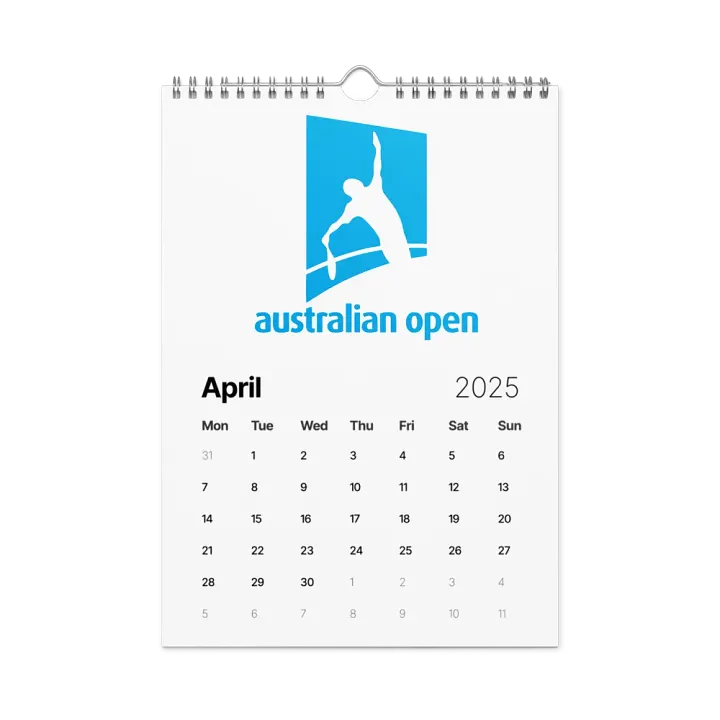 2025 Australian Open Wall Calendar product image (1)
