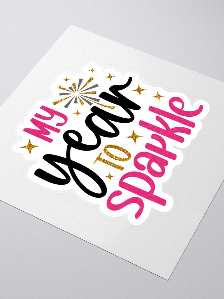 Sparkling Year Kiss Cut Stickers product image (9)