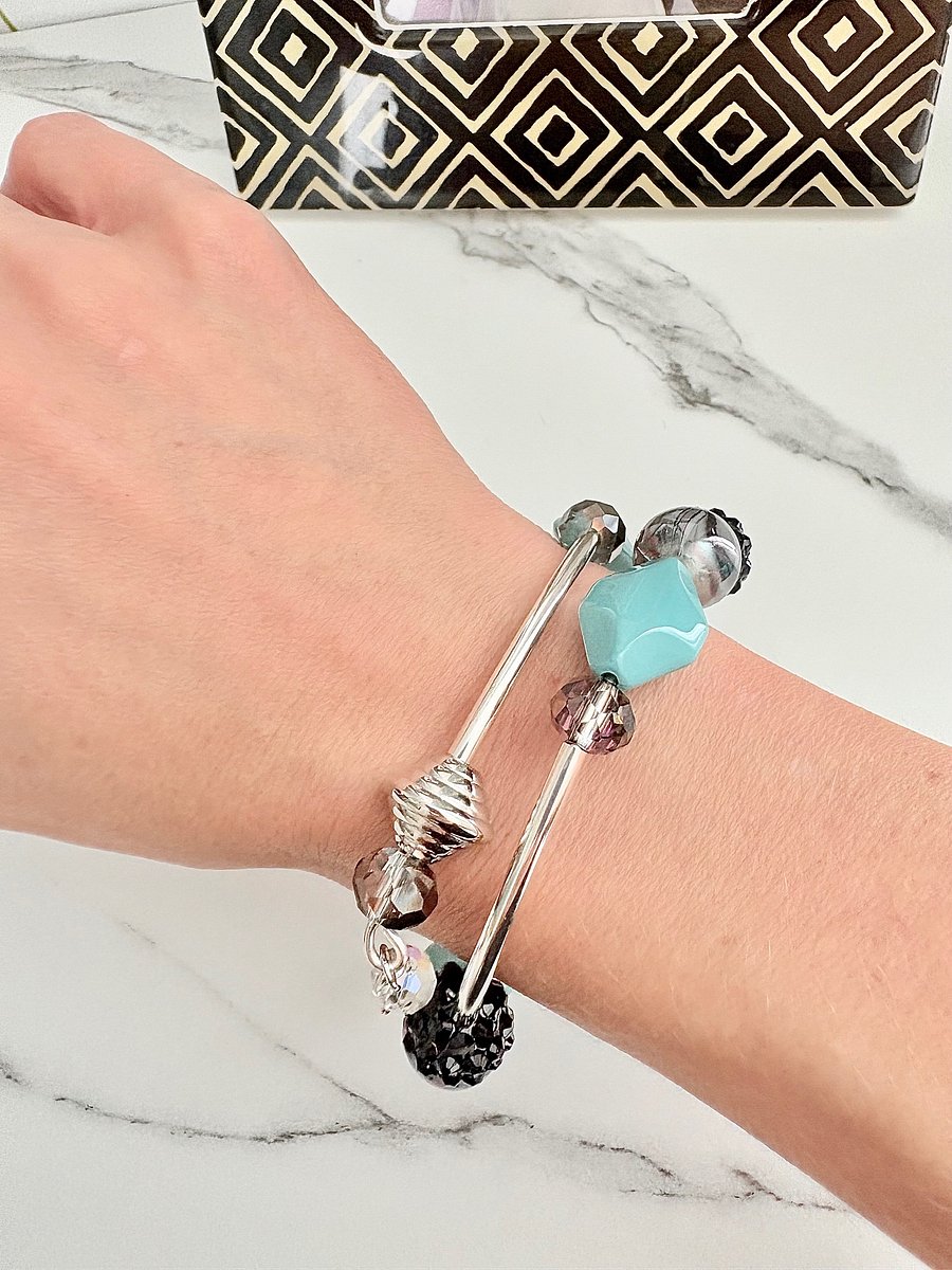 Handmade 8.25" Coil Bracelet | Coastal Charm Jewelry | by Monique Faella Designs™ | MFD-00072 product image (4)