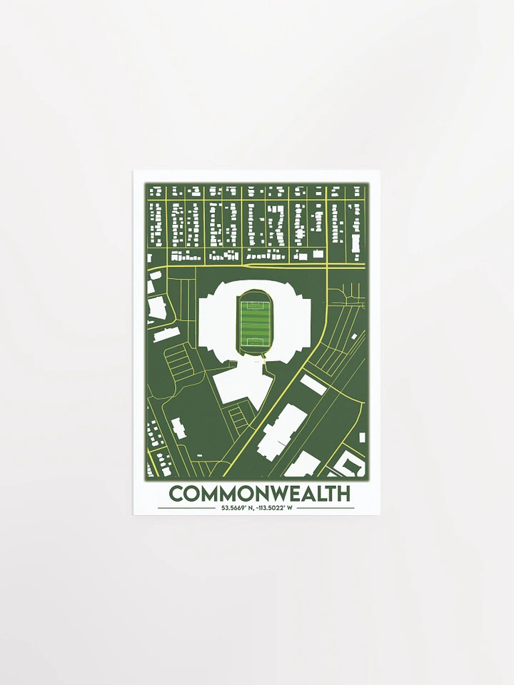 Commonwealth Stadium Map Design Poster product image (4)