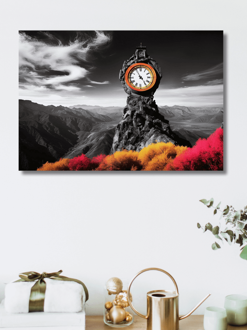 Time Confusion-1 | Canvas Artistic Wall Painting product image (3)