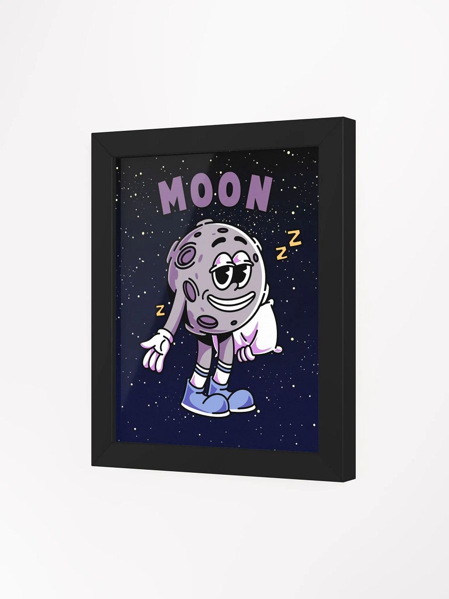 Retro Moon Framed Print product image (3)