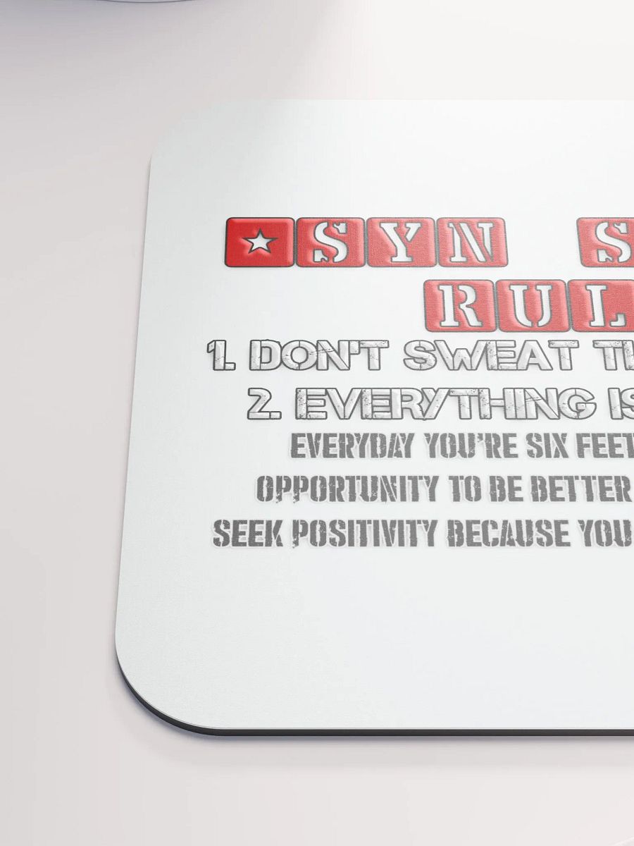 Synisisms Collection - 2 Rules Mouse Pad product image (6)
