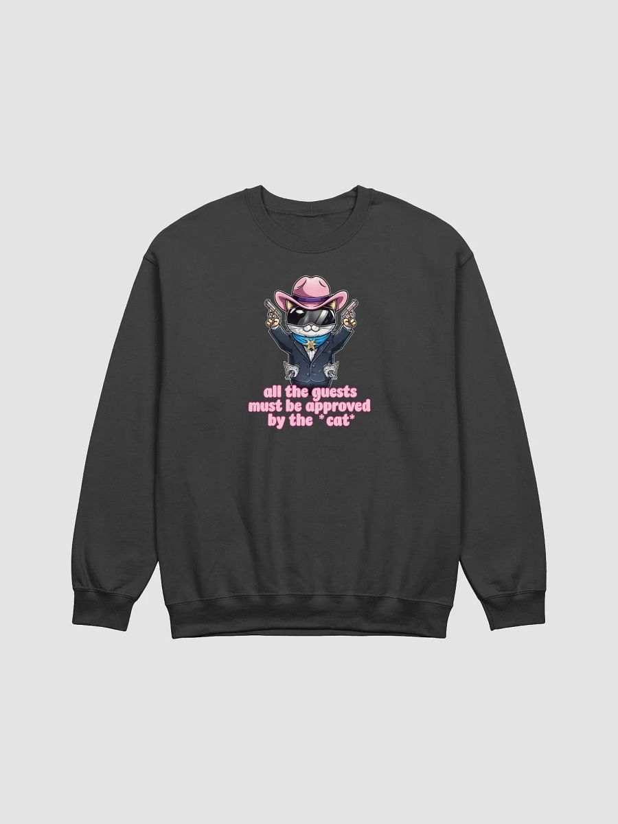 approved by the cat crewneck product image (2)