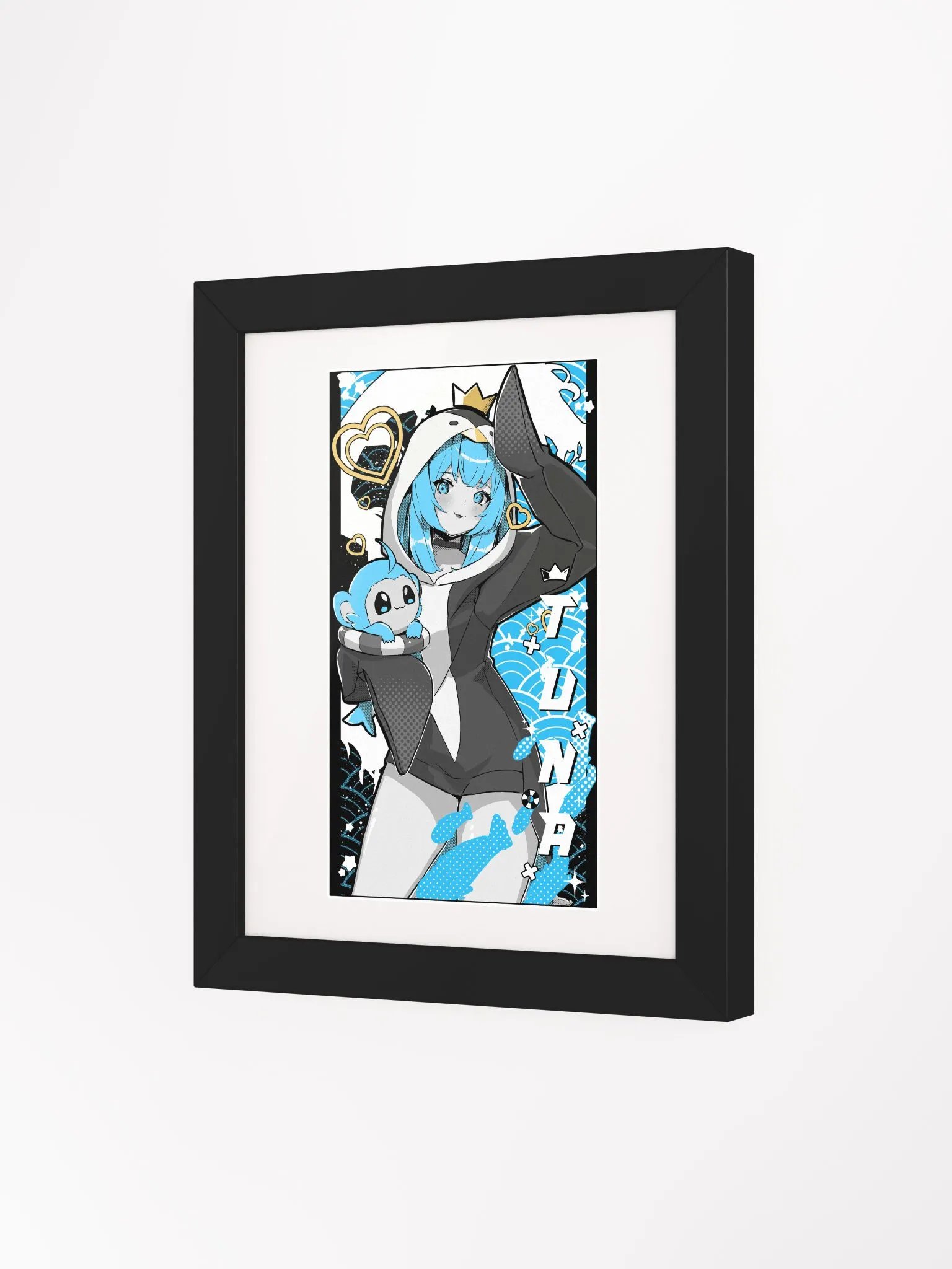 Black & Blue Framed Art product image (3)
