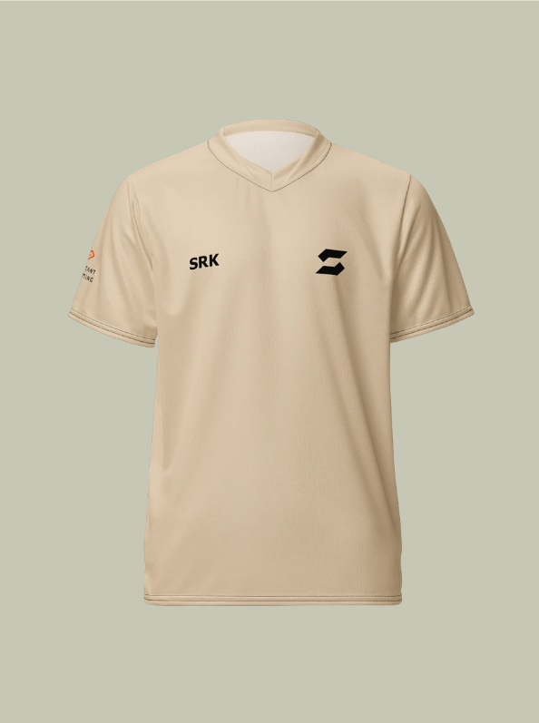 MAILLOT FC SHARKY BEIGE ( PERSONNALISATION DISPONIBLE ) product image (1)