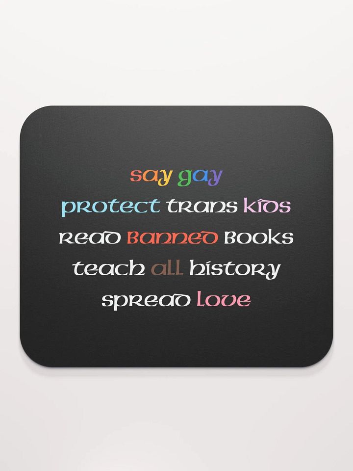 Say Gay Mousepad product image (2)