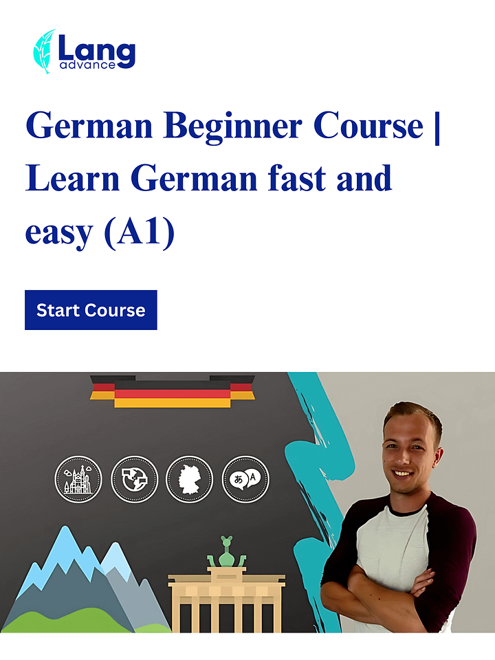 German Beginner Course | Learn German fast and easy (A1) product image (1)