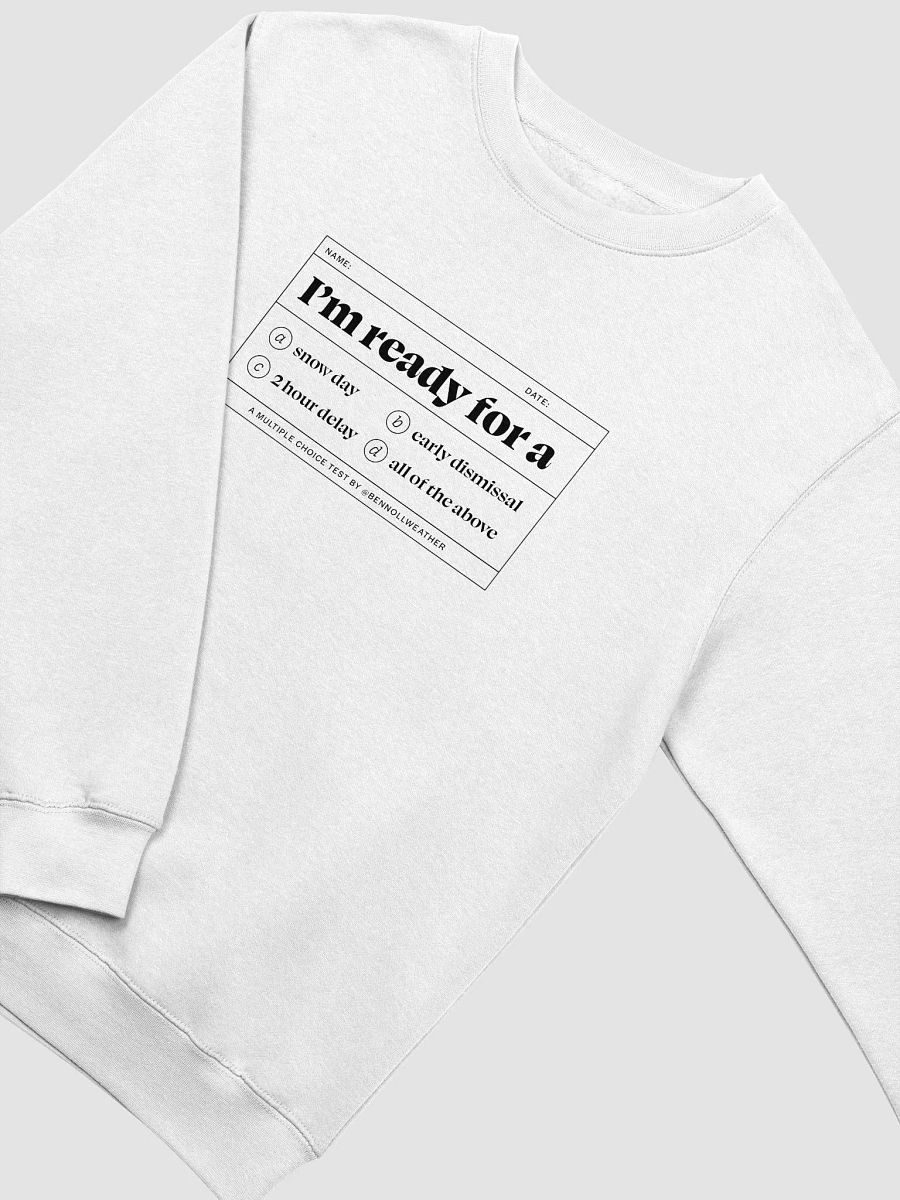 I'm ready crewneck ❄️ (black logo) product image (3)