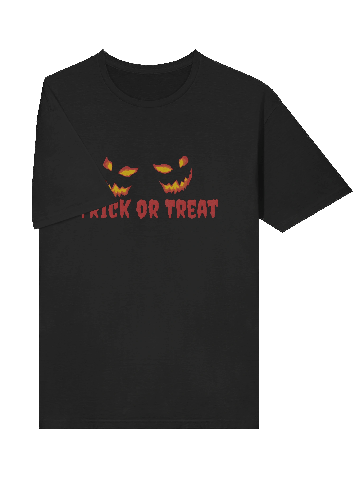 Trick or Treat Halloween T-Shirt – Scary Jack O Lantern Eyes Tee product image (5)