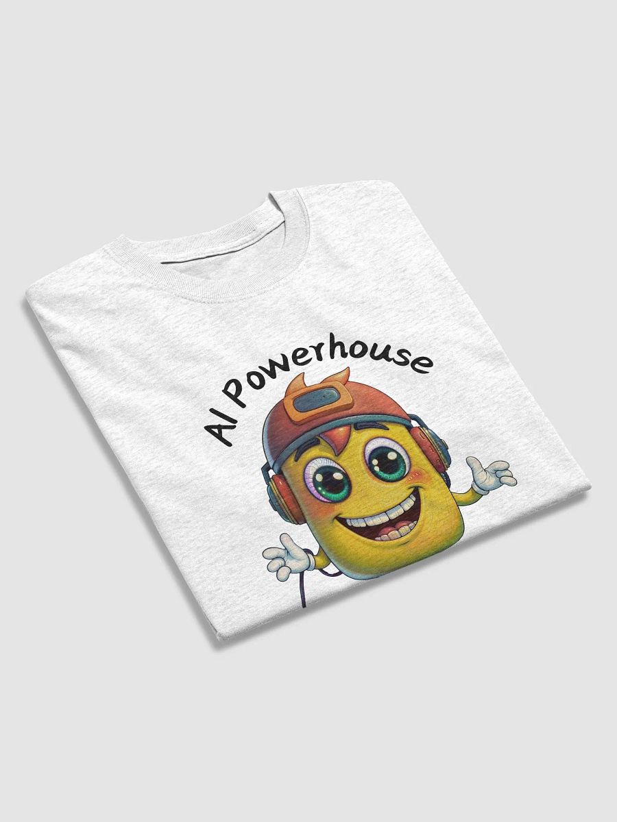 Vibrant Cartoon AI Powerhouse Character T-Shirt product image (17)