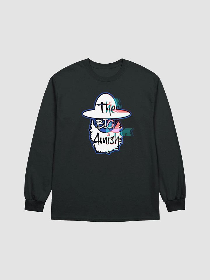 Glitched Amish Silhouette Long Sleeve Tee product image (1)