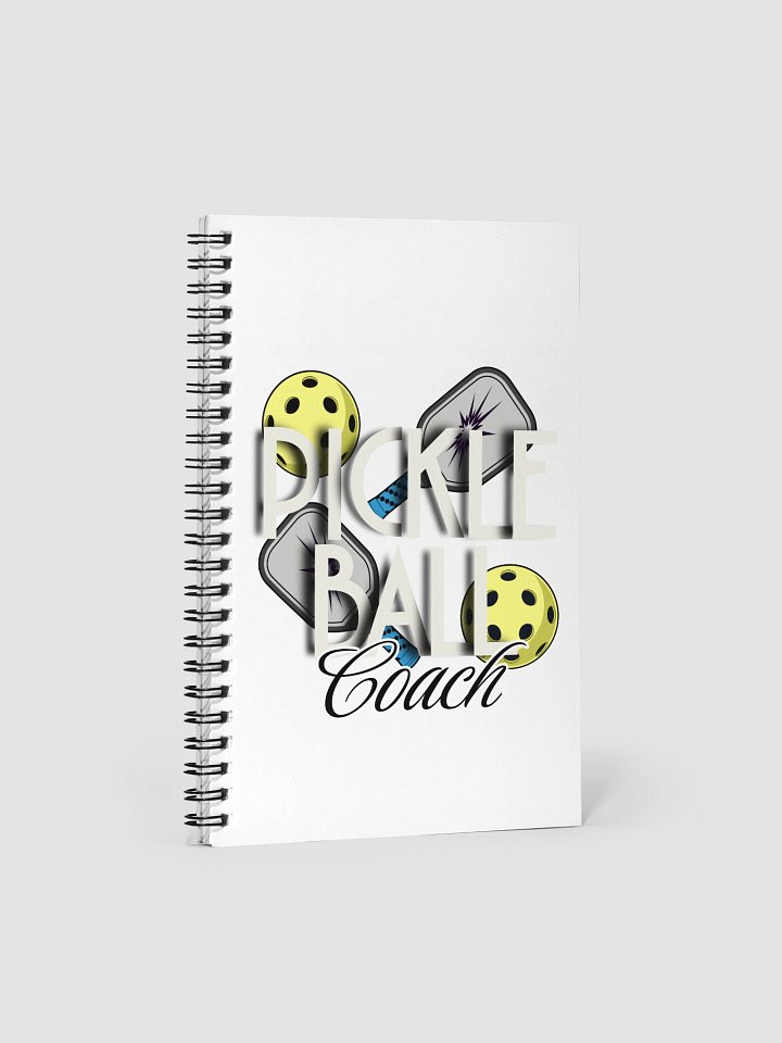 Pickleball Coach Reflective Spiral Notebook product image (2)