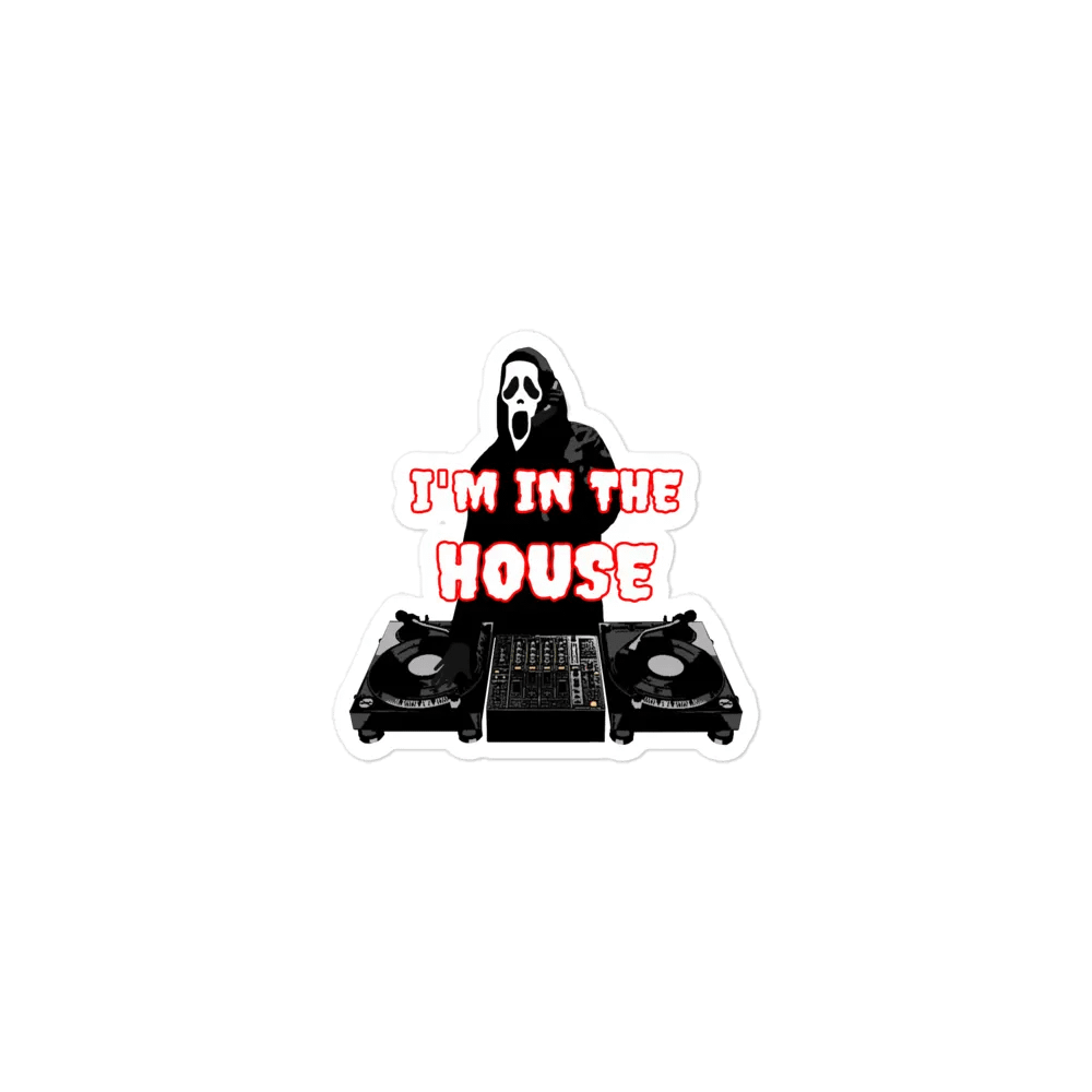 Ghostface in the house Die-Cut Magnets product image (1)