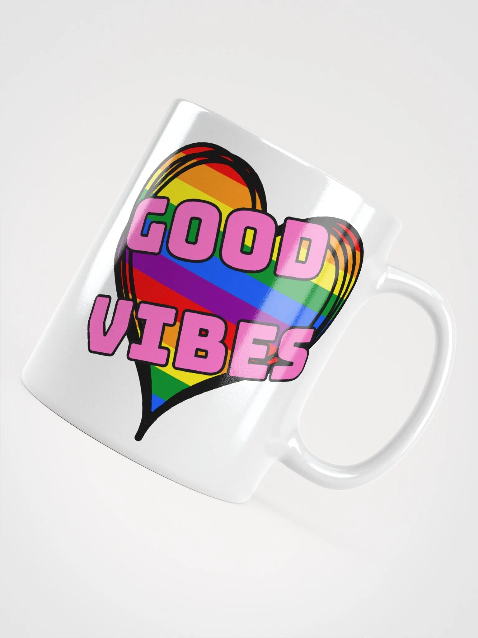 Good Vibes White Mug product image (4)