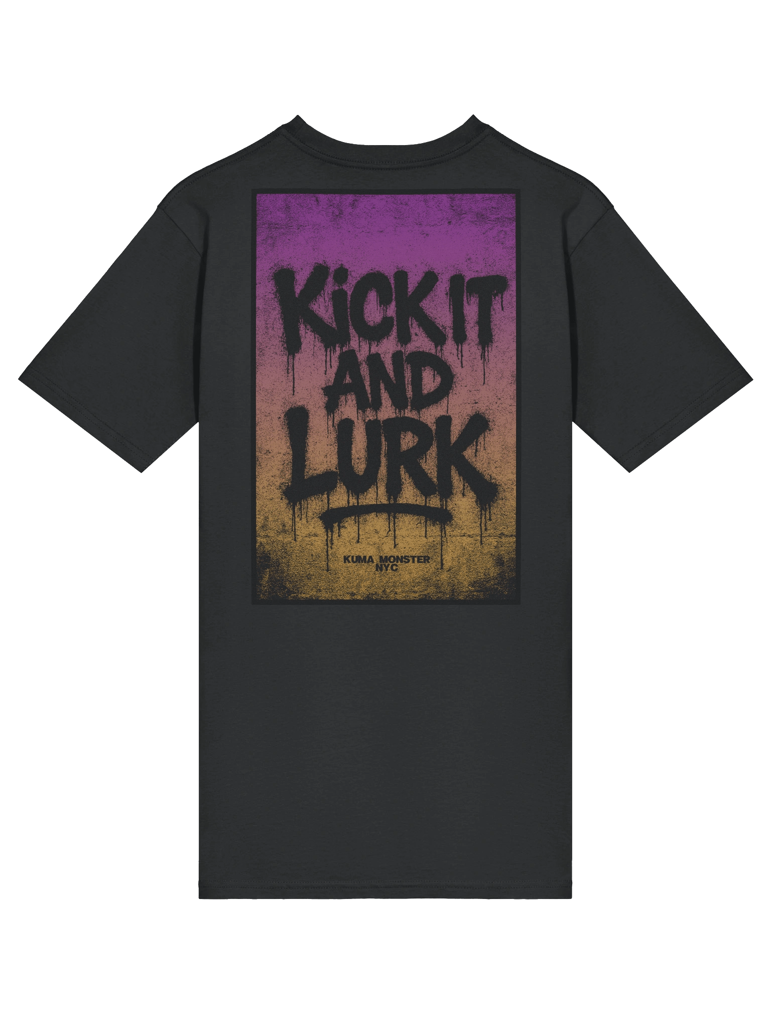 Kick it and lurk P&O black T product image (4)