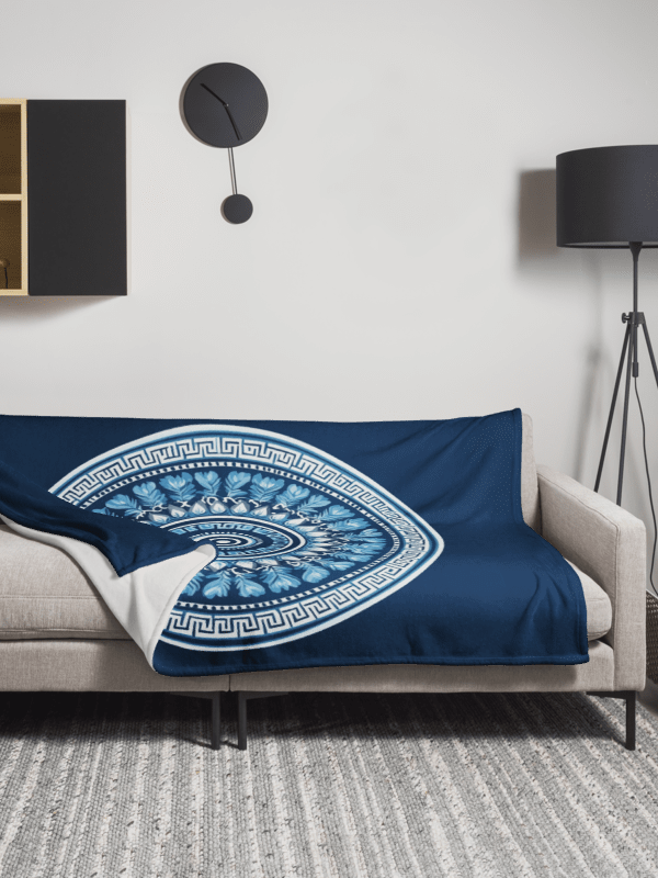 Cycladic Charm Mati Throw Blanket product image (4)