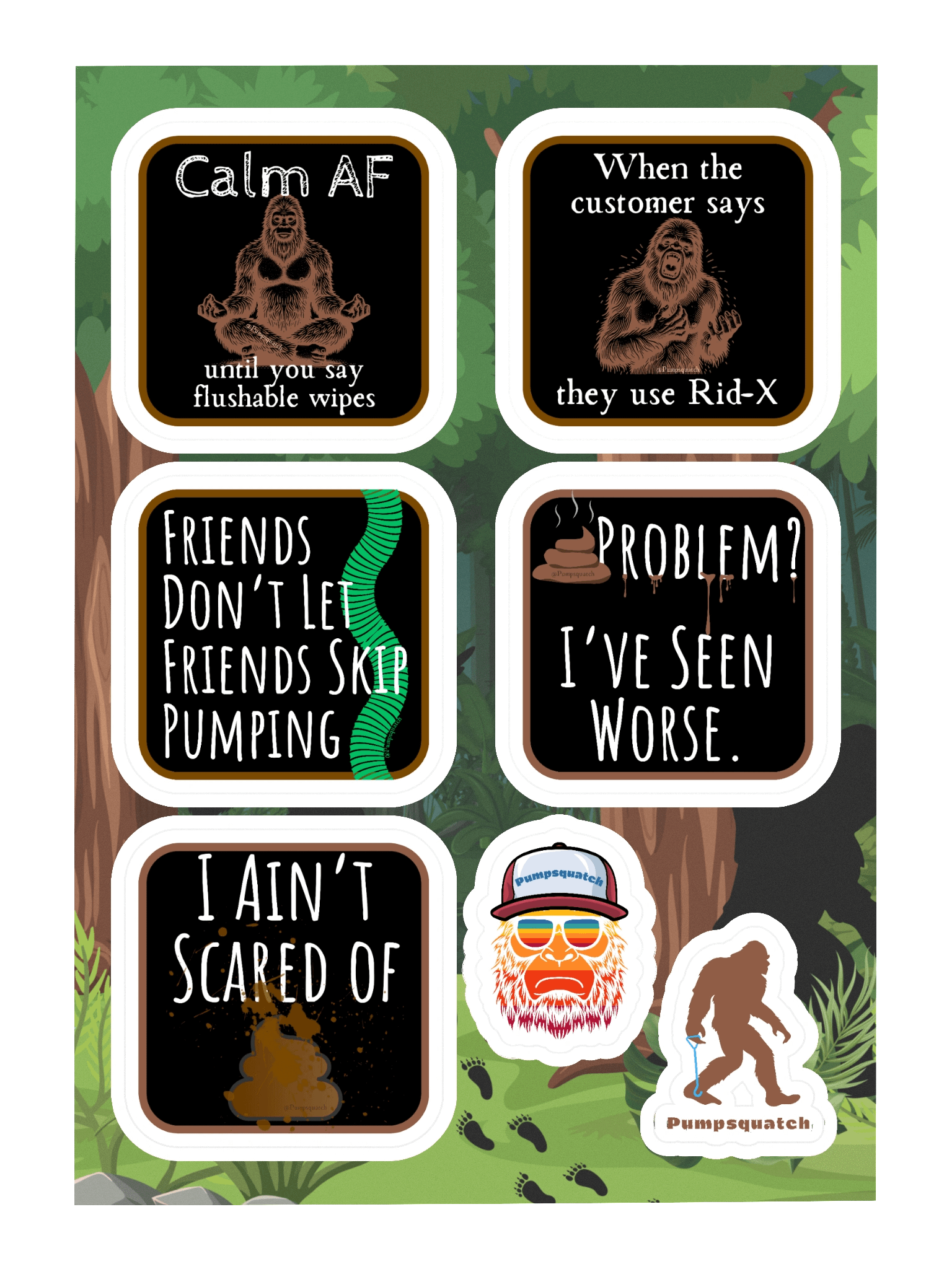 Pumpsquatch Sticker Sheet product image (3)