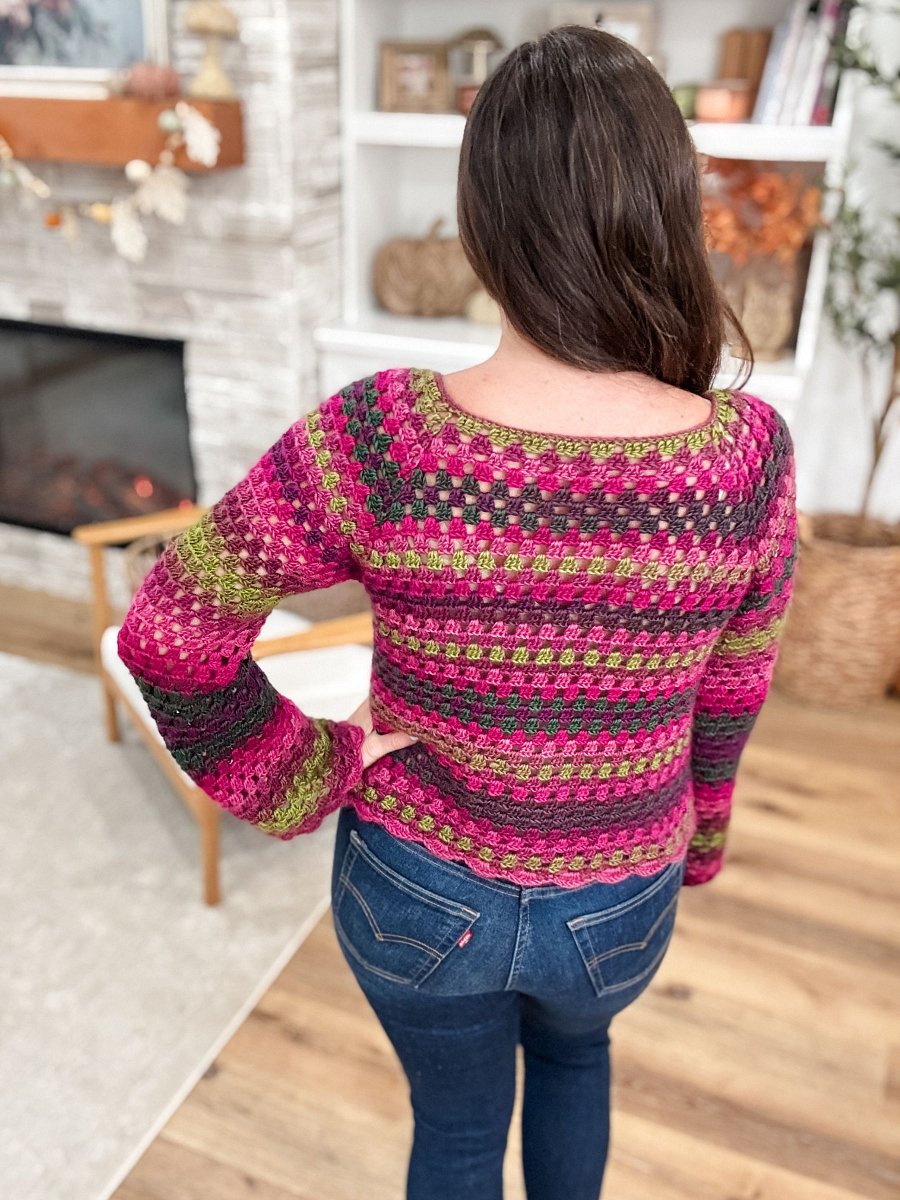 Old Town Sweater Crochet Pattern product image (6)