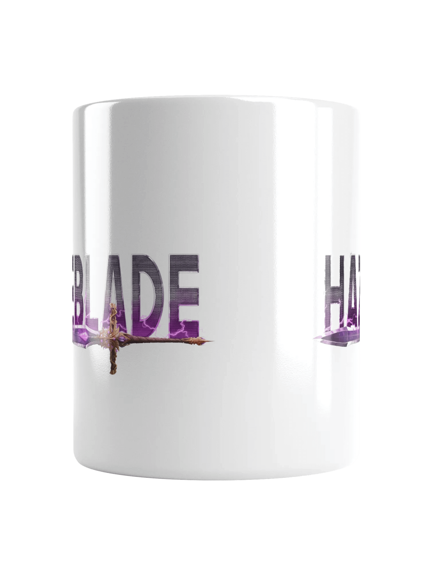 Hazeblade Lightning Sword White Glossy Mug product image (5)