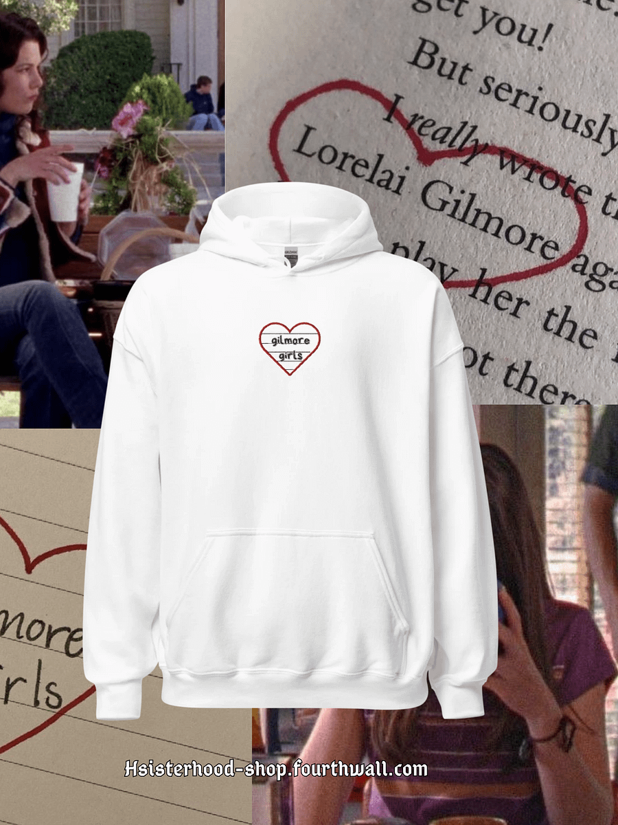 Gilmore Girls Heart Embroidered hoodie product image (1)