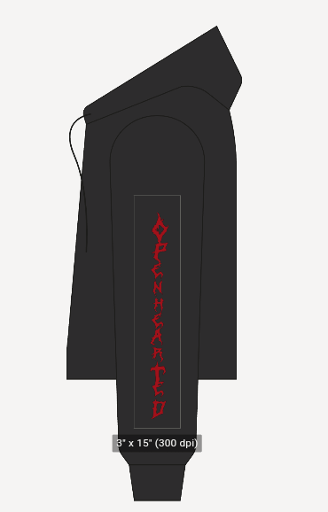 OJARS crop hoodie product image (2)