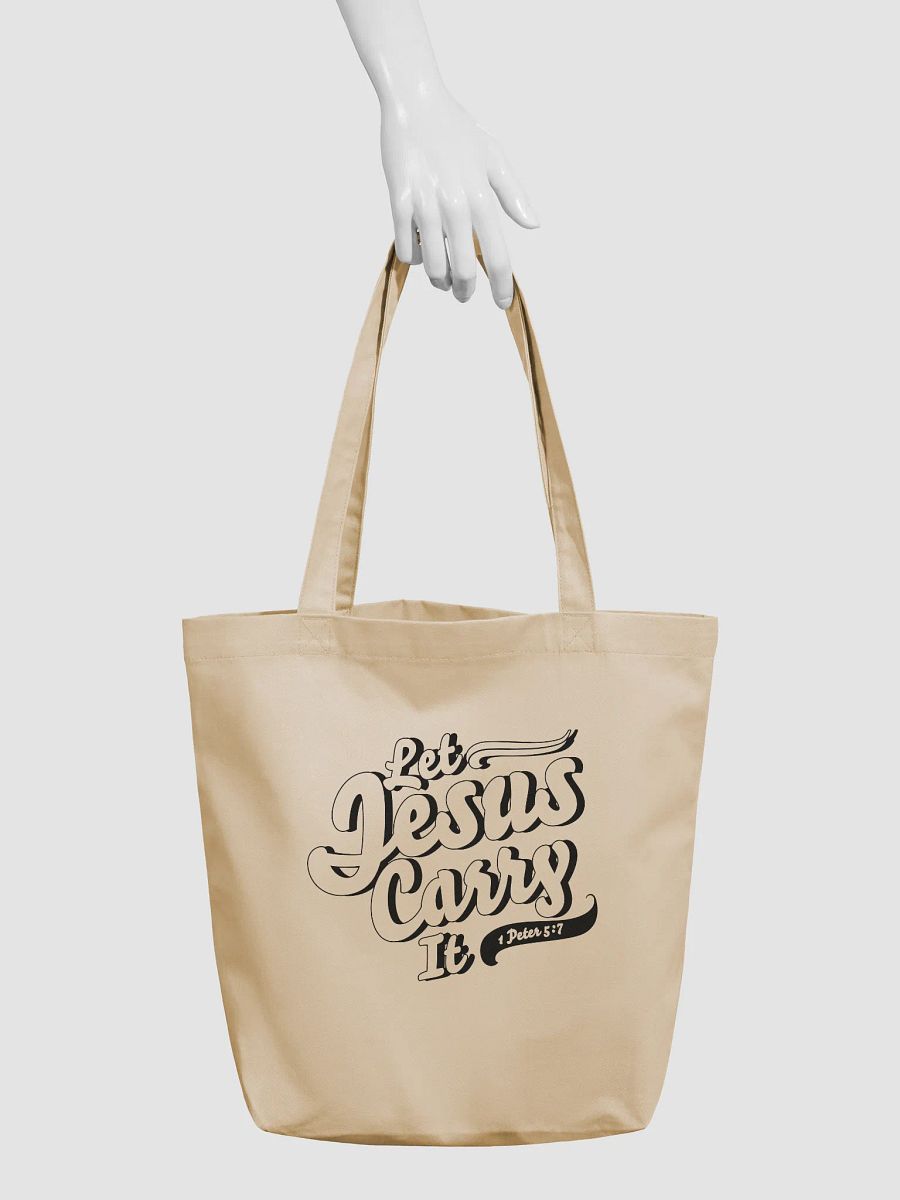 Let Jesus Carry It – Tote Bag (Light) product image (3)